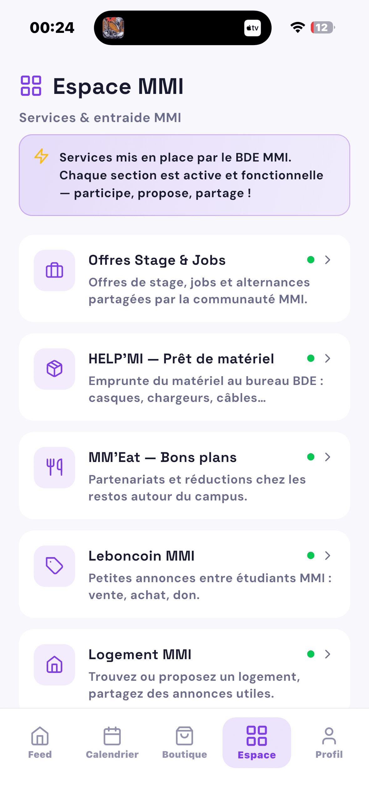 BDE MMI — Espace MMI