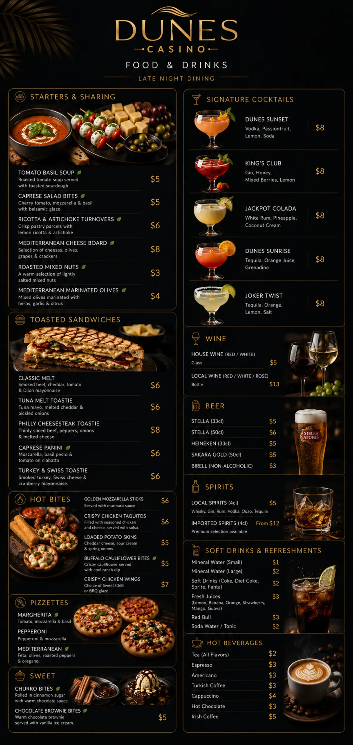L'image de menu envoyée par le client comme point de départ