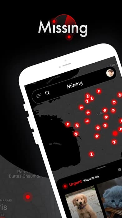La carte des disparitions autour de soi