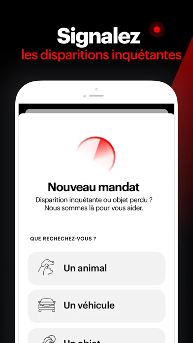 La déclaration d'une disparition